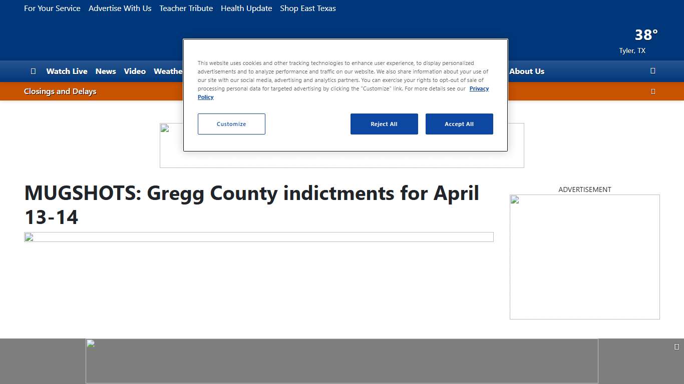 MUGSHOTS: Gregg County indictments for April 13-14