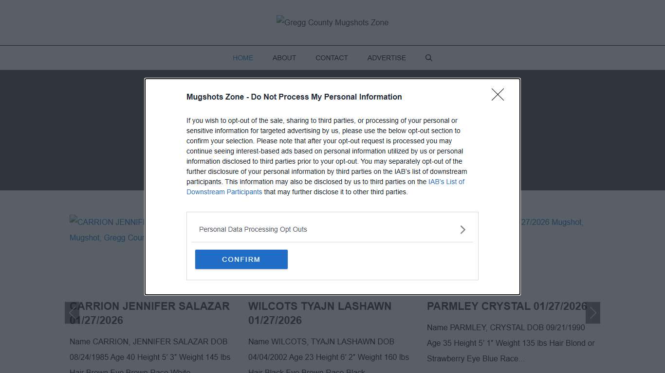 Gregg County Mugshots Zone